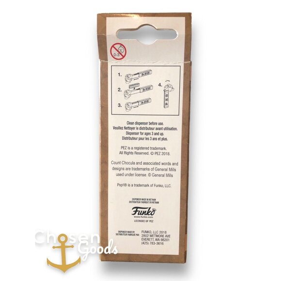 Funko Pop Pez General Mills Count Chocula Gamestop Exclusive Read Description - Picture 3 of 5